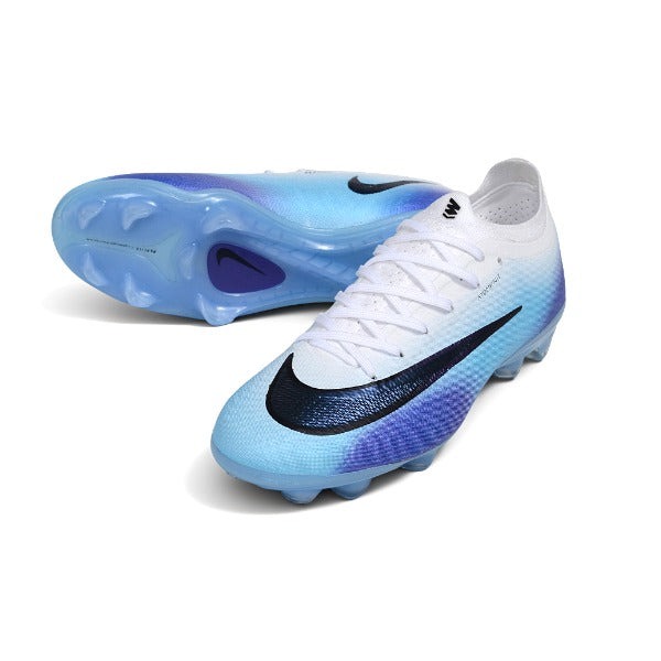 Chuteira Nike Air Zoom Mercurial Vapor 17 Elite White And Blue FG — Imagem 2
