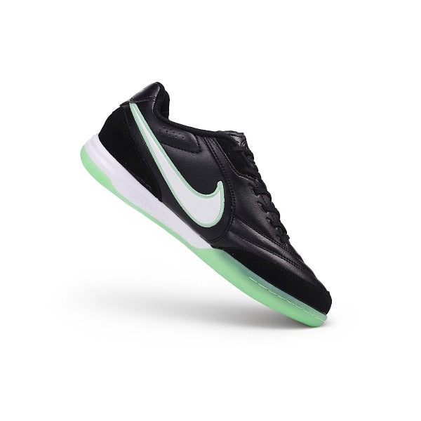 Chuteira Nike Tiempo Streetgato Black and Green IC — Imagem 5