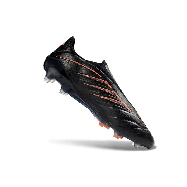Chuteira Adidas Copa Pure 4 Laceless Elite Black and Orange FG — Imagem 5