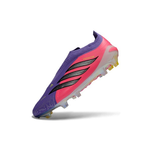 Adidas Predator 26 Elite Laceless Purple And Pink FG — Image 4