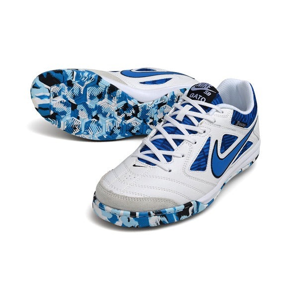 Nike SB Gato x Supreme White And Blue — White Blue, Blue Swoosh IC — Imagen 2