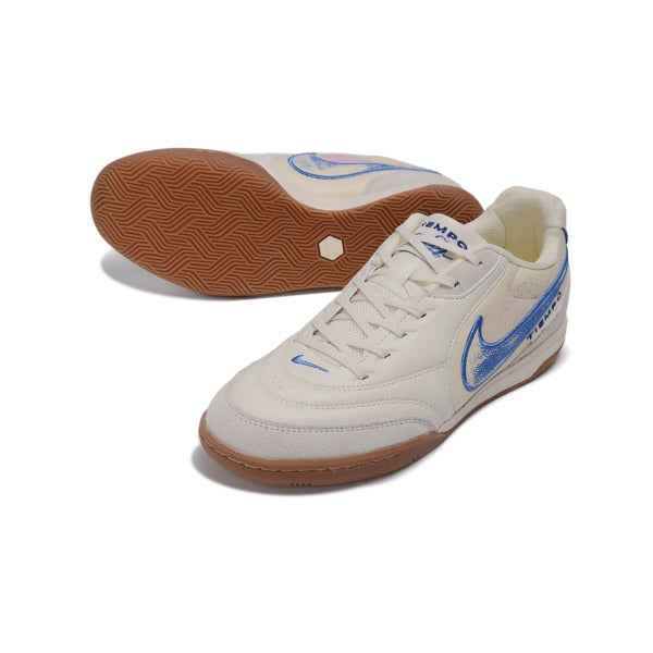 Chuteira Nike Tiempo Streetgato Gray and Blue IC — Imagem 2