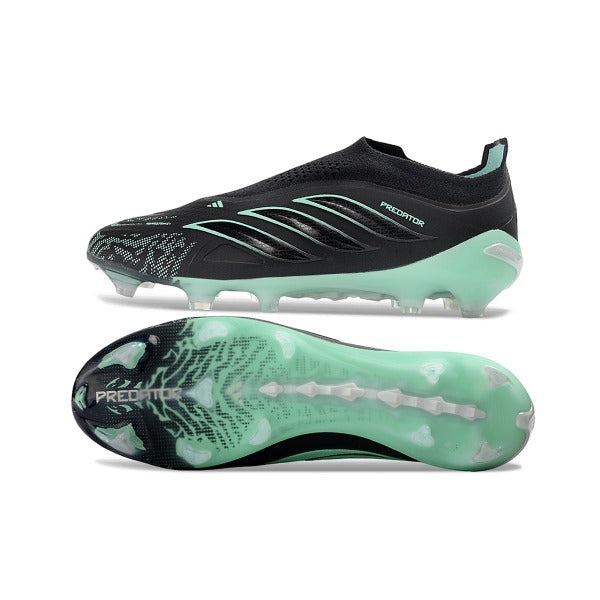 Adidas Predator 26 Elite Laceless Black And Green FG — Imagen 6