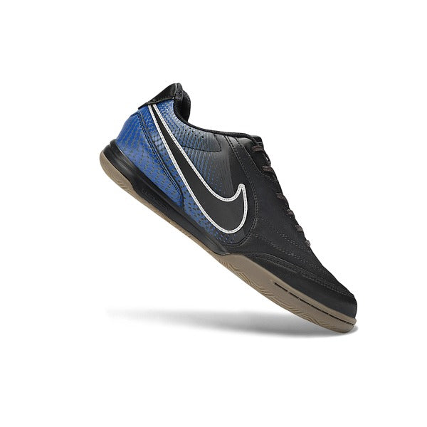 Chuteira Nike Tiempo Streetgato Black and Blue IC — Imagem 5
