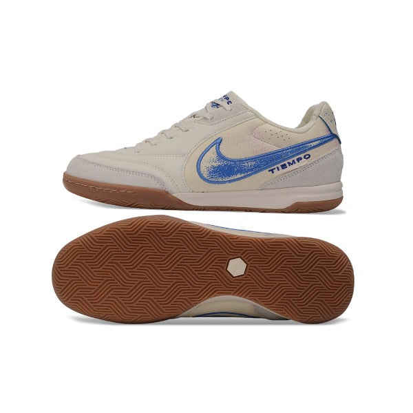 Chuteira Nike Tiempo Streetgato Gray and Blue IC — Imagem 6