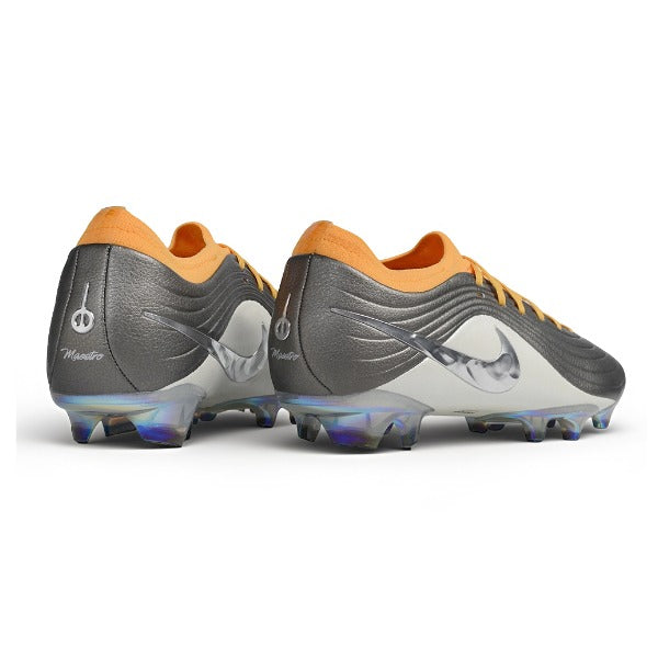 Chuteira Nike Tiempo Maestro Elite Gray, White and Orange FG — Imagem 3
