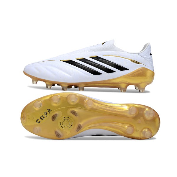 Adidas Copa Pure 4 Laceless Elite White and Yellow FG — Image 6