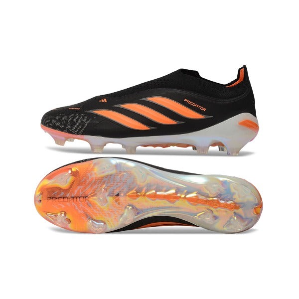 Adidas Predator 26 Elite Laceless Black And Orange FG — Image 6