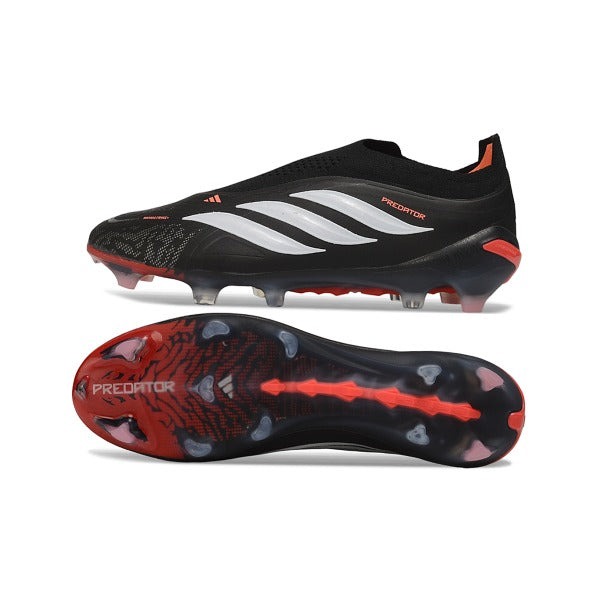 Adidas Predator 26 Elite Laceless Black And White FG — Bild 6