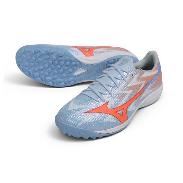 Chuteira Mizuno Alpha III Elite White And Blue TF — Imagem 2