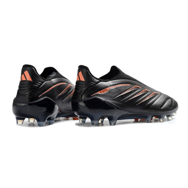Chuteira Adidas Copa Pure 4 Laceless Elite Black and Orange FG — Imagem 3