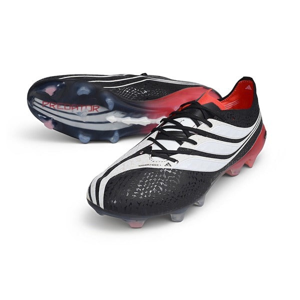 Adidas Predator 27 Elite Black Red And White FG — Imagen 2