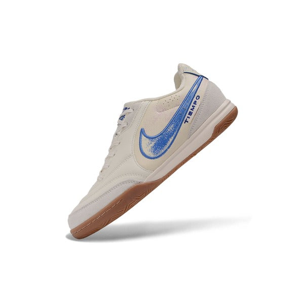 Chuteira Nike Tiempo Streetgato Gray and Blue IC — Imagem 4