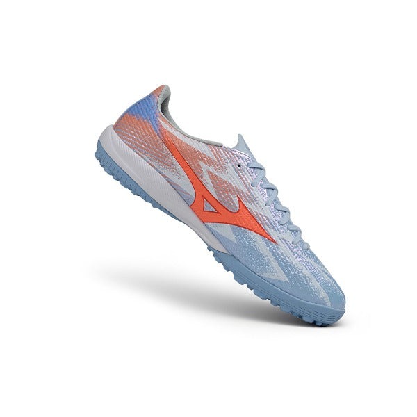 Chuteira Mizuno Alpha III Elite White And Blue TF — Imagem 5