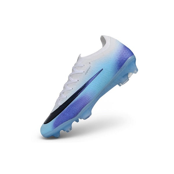 Chuteira Nike Air Zoom Mercurial Vapor 17 Elite White And Blue FG — Imagem 4