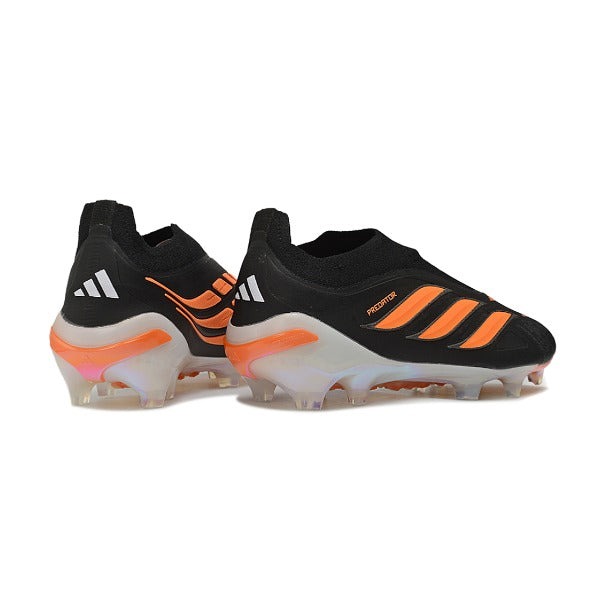 Adidas Predator 26 Elite Laceless Black And Orange FG — Image 3