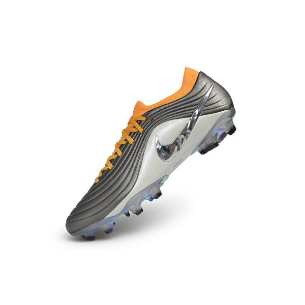 Chuteira Nike Tiempo Maestro Elite Gray, White and Orange FG — Imagem 4