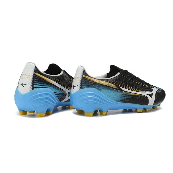 Mizuno Alpha III Elite Black And Blue FG — Bild 3
