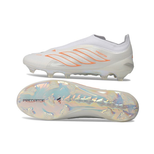 Chuteira Adidas Predator 26 Elite Laceless White FG — Imagem 6