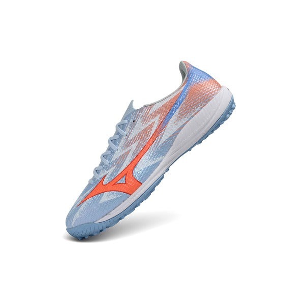 Chuteira Mizuno Alpha III Elite White And Blue TF — Imagem 4