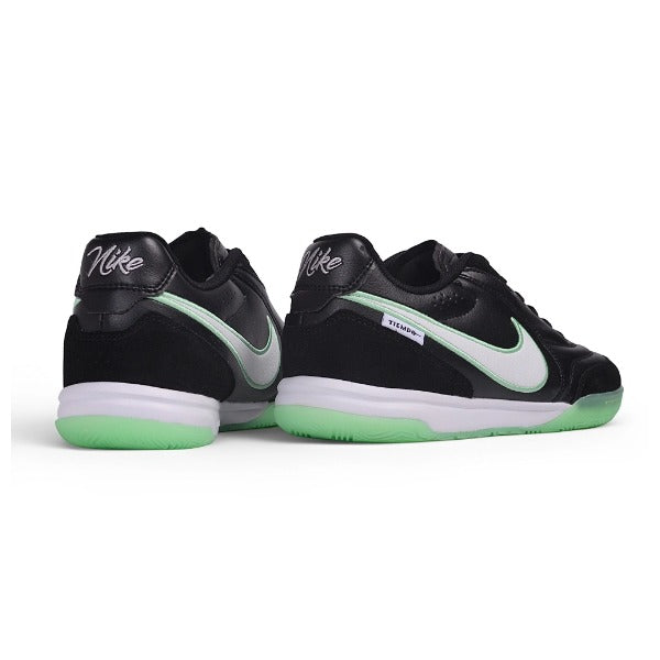 Chuteira Nike Tiempo Streetgato Black and Green IC — Imagem 3