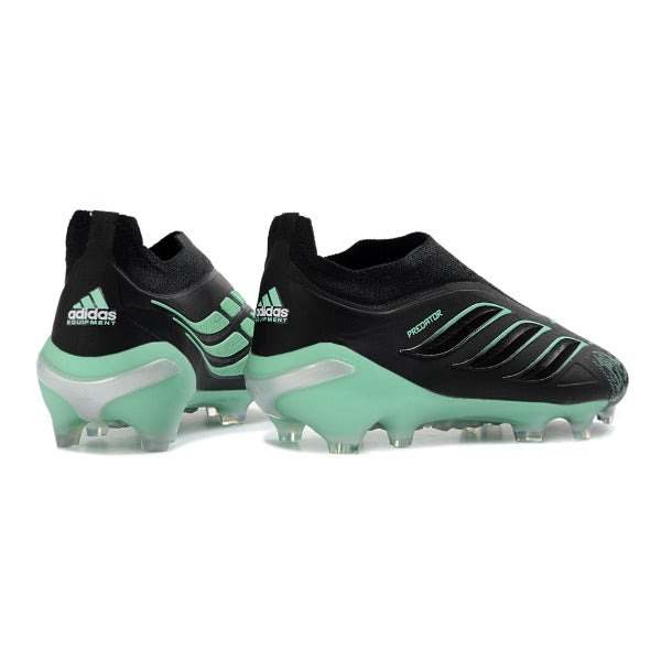 Adidas Predator 26 Elite Laceless Black And Green FG — Imagen 3