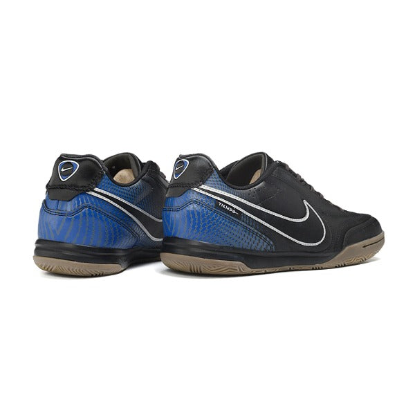 Chuteira Nike Tiempo Streetgato Black and Blue IC — Imagem 3