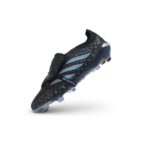 Adidas Predator 26 Elite Black And Blue Louis Vuitton FG — Image 4