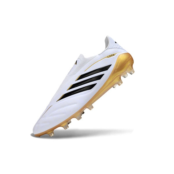 Adidas Copa Pure 4 Laceless Elite White and Yellow FG — Image 4