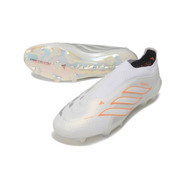 Chuteira Adidas Predator 26 Elite Laceless White FG — Imagem 2