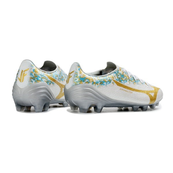 Mizuno Alpha III Elite White And Yellow FG — Imagen 3