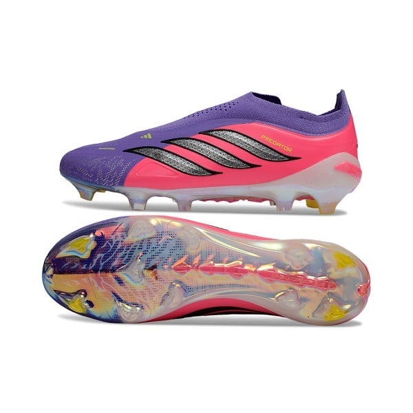Adidas Predator 26 Elite Laceless Purple And Pink FG — Image 6