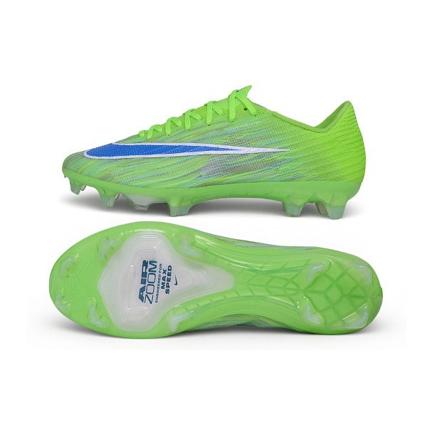 Chuteira Nike Air Zoom Mercurial Superfly 11 Elite Green And Blue — Green Blue, Silver Swoosh FG — Imagem 6
