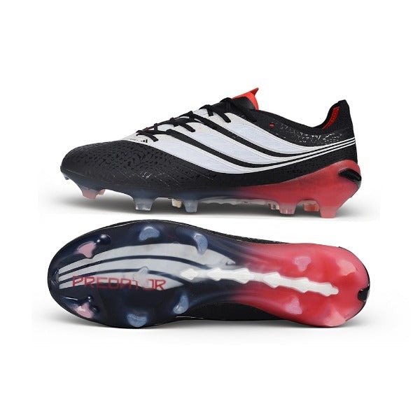 Adidas Predator 27 Elite Black Red And White FG — Imagen 6