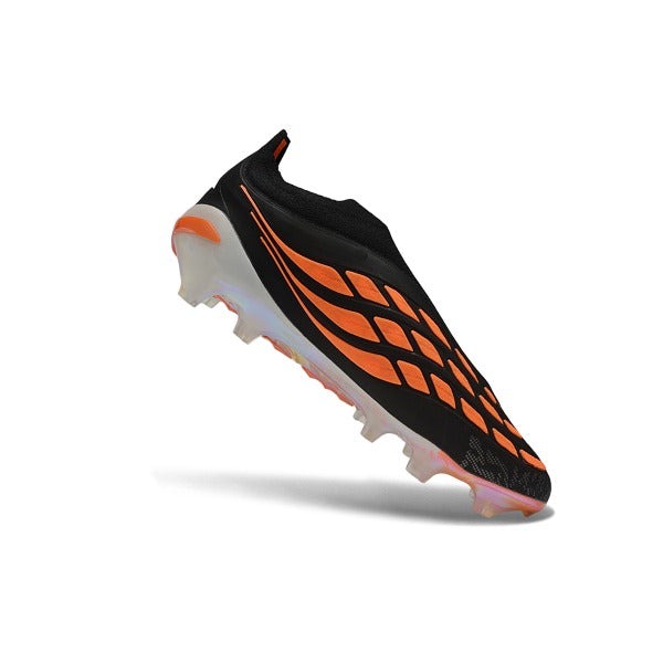 Adidas Predator 26 Elite Laceless Black And Orange FG — Image 5