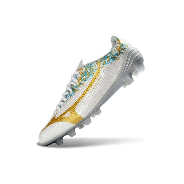 Mizuno Alpha III Elite White And Yellow FG — Imagen 4