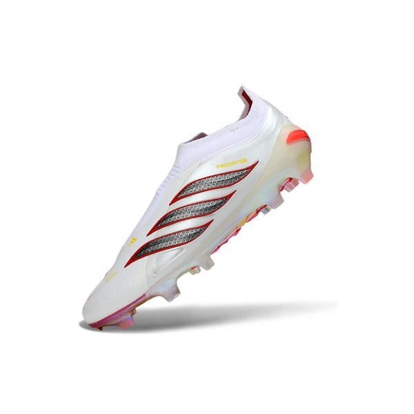 Adidas Predator 26 Elite Laceless White And Red FG — Bild 4