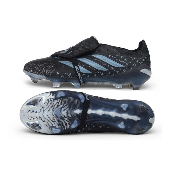 Adidas Predator 26 Elite Black And Blue Louis Vuitton FG — Image 6