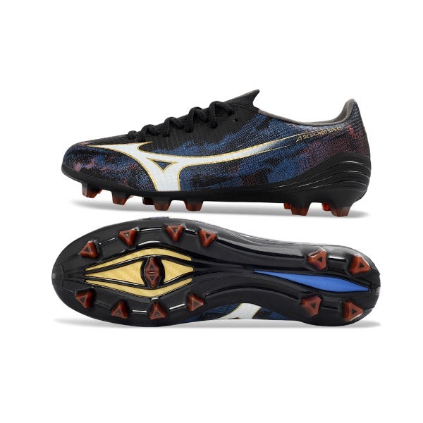 Mizuno Alpha III Elite Black Blue And Pink FG — Bild 6