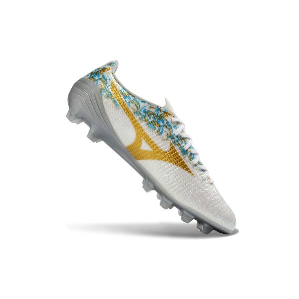 Mizuno Alpha III Elite White And Yellow FG — Imagen 5