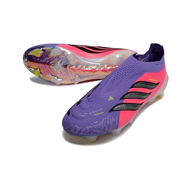 Adidas Predator 26 Elite Laceless Purple And Pink FG — Image 2