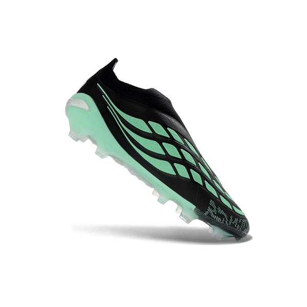 Adidas Predator 26 Elite Laceless Black And Green FG — Imagen 5