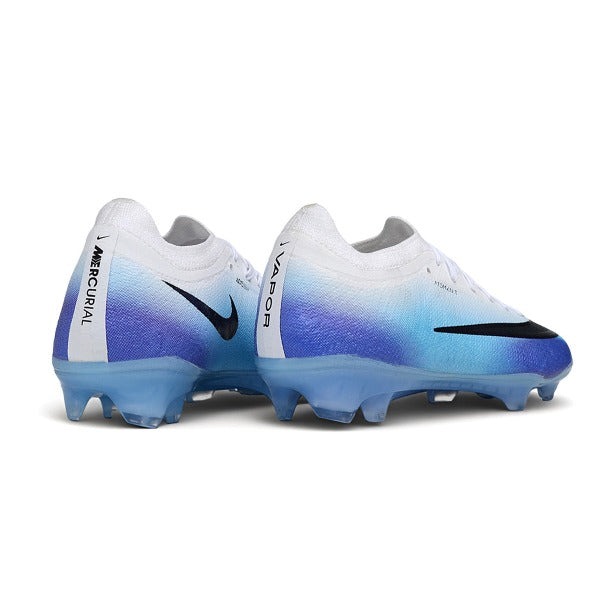 Chuteira Nike Air Zoom Mercurial Vapor 17 Elite White And Blue FG — Imagem 3
