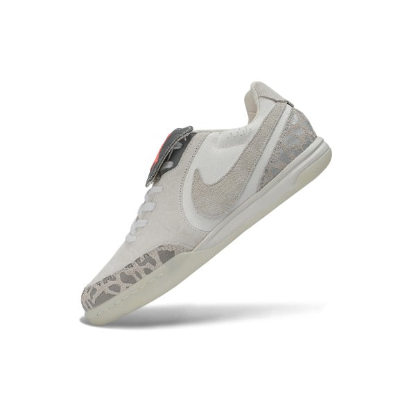 Chuteira Nike Tiempo Streetgato Gray Jordan Pack IC — Imagem 4