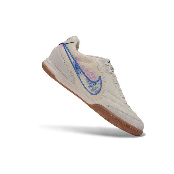 Chuteira Nike Tiempo Streetgato Gray and Blue IC — Imagem 5