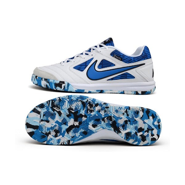 Nike SB Gato x Supreme White And Blue — White Blue, Blue Swoosh IC — Imagen 6