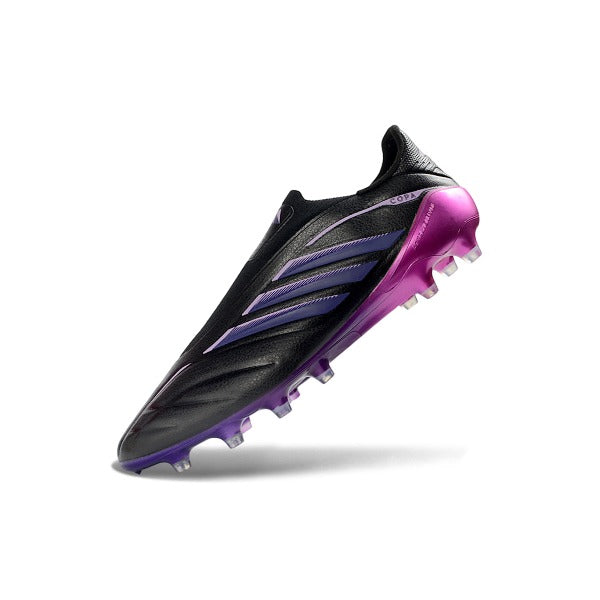 Chuteira Adidas Copa Pure 4 Laceless Elite Black and Purple Pack FG — Imagem 4