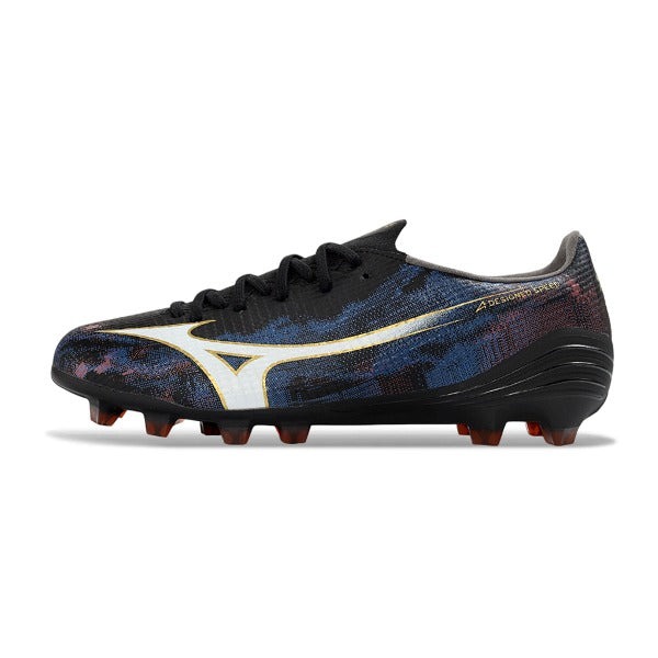 Mizuno Alpha III Elite Black Blue And Pink FG