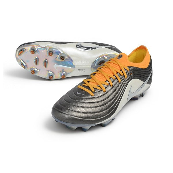 Chuteira Nike Tiempo Maestro Elite Gray, White and Orange FG — Imagem 2